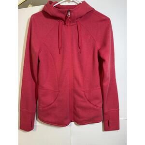 The North Face Women's Full Zip Hoodie - Bright Pink - Size M